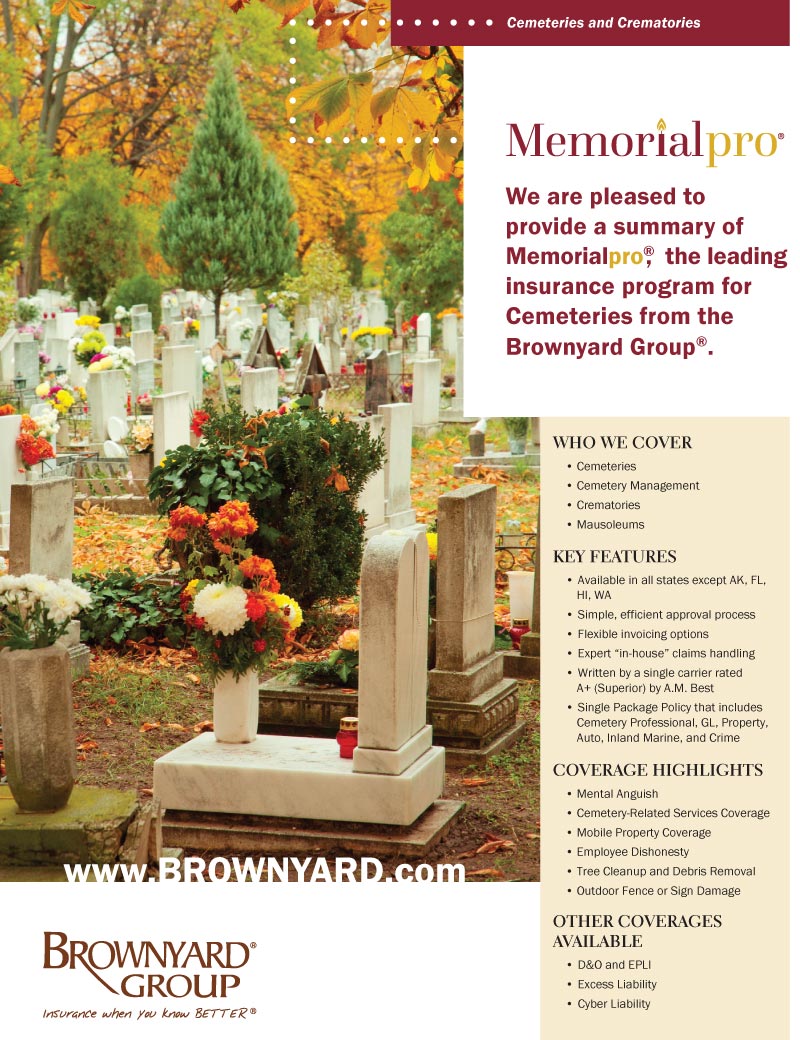 Memorialpro-Factsheet-5-2023 Brownyard MemorialPro Factsheet